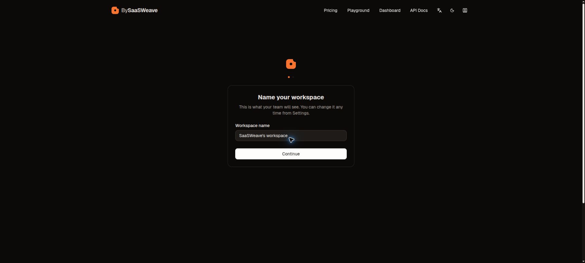 SaaSWeave onboarding